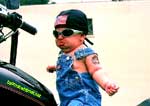 young biker, baby biker