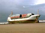 cargo ship, hurricane, katrina