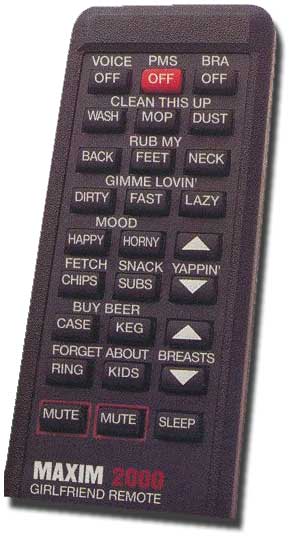 Girlfriend Remote, perfect remote, mans favorite remote