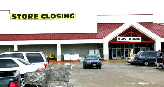 Hiring for Closure, not hiring, store closing