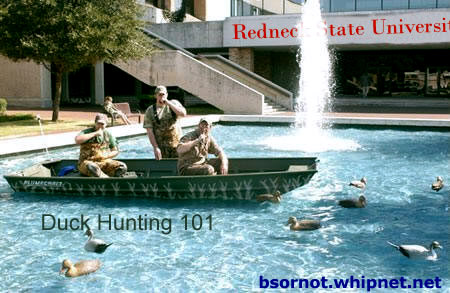 Redneck Duck Hunter Training