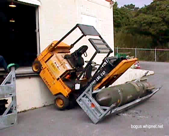 Priceless job, bomb, moab, priceless forklift