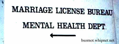 marriage and mental health, health license dept