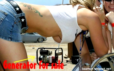 Misdirection, marketing ploy, not for sale, generator for sale