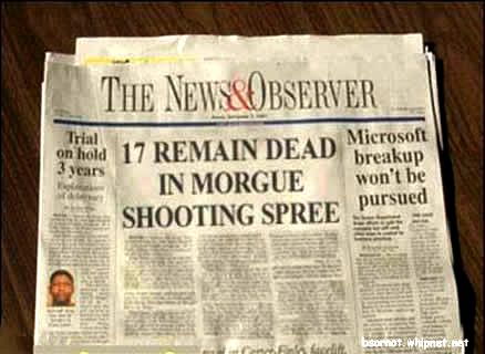 morgue shooting spree, 17 remain dead, morgue