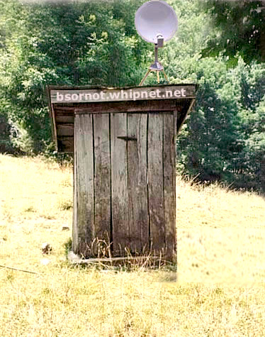 redneck high tech outhouse