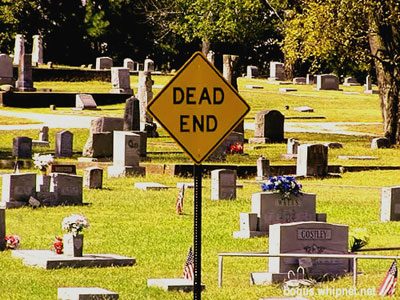 cemetary road is a dead end