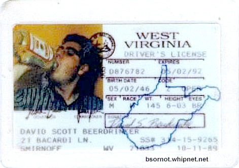 redneck drivers license, drinking and driving