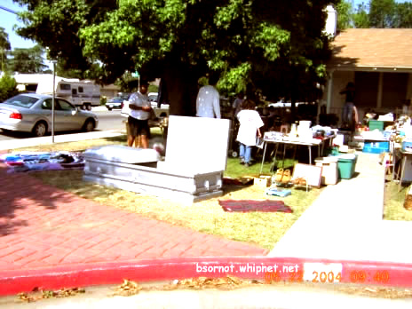 Redneck garbage sale