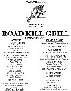 roadkill menu