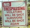 No Trespassing