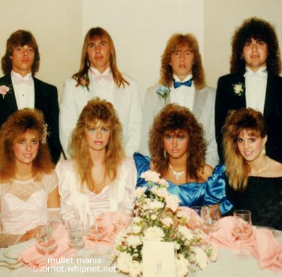 wedding party mullets