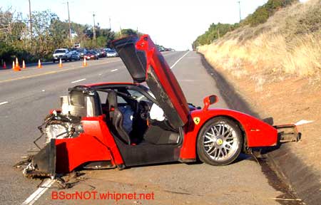 Ferrari Enzo Crash, save the enzo