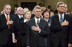 oath of office, swearing in, pledge of allegiance