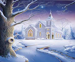 Snowy Church