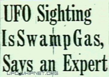 swamp gas fake